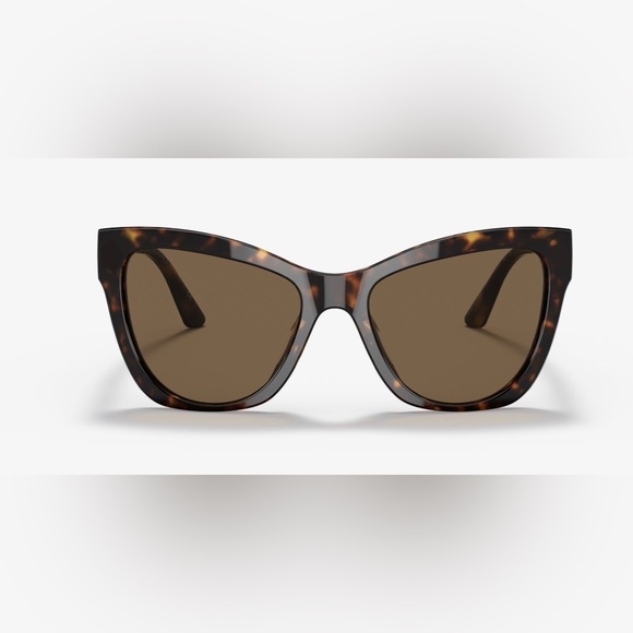 💎AUTHENTIC💎NWT Versace Women's dark brown 56mm Sunglasses w/box & case - Picture 2 of 9